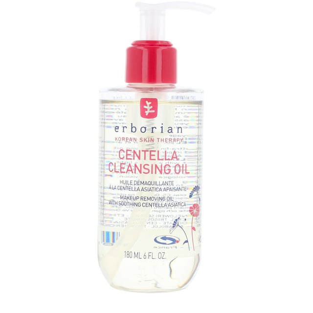 Experience the ultimate cleansing with Erborian's Centella Asiatica Cleansing Oil, designed to remove all types of makeup while purging impurities. Infused with soothing Centella Asiatica, this oil purifies the skin without irritation, ensuring a gentle cleanse. It maintains hydration and supports a healthy complexion. To use, apply to a dry face, massage in circular motions, add water for lather, then rinse thoroughly. Elevate your skincare with Erborian's blend of Korean technology and herbal ingredients.
