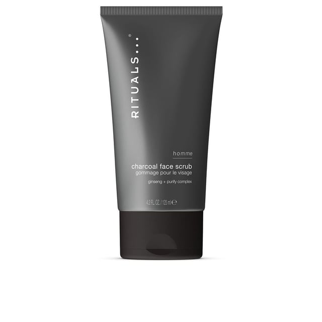 Transform your skincare routine with the Rituals Homme Charcoal Face Scrub. This powerful scrub deeply cleanses and revitalizes your skin, utilizing activated charcoal to draw out impurities while gently exfoliating. Infused with aromatic woody and herbal notes, it offers a distinctly masculine fragrance that elevates your grooming experience. Ideal for achieving a smoother, brighter complexion, this vegan-friendly scrub is perfect for use before shaving or applying face cream. Upgrade your skincare essentials with this invigorating product.