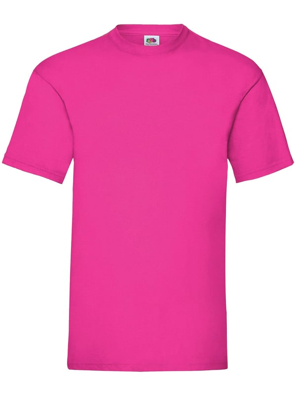 The Original Fruit of the Loom short sleeve T-shirt for men and women features a crew neck with a taped neckline for added comfort, twin needle stitching on the neck, sleeves, and hem, and is made from soft Belcoro® yarn for a premium feel; crafted from 100% cotton with a fabric weight of 135 GSM for white and 145 GSM for all other colours, this high-quality, machine-washable basic tee is perfect for everyday wear.