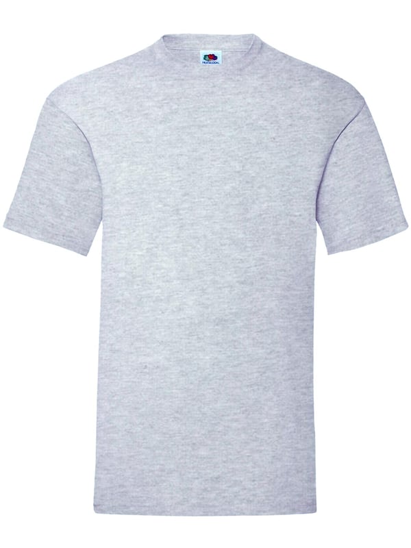 The Original Fruit of the Loom short sleeve T-shirt for men and women features a crew neck with a taped neckline for added comfort, twin needle stitching on the neck, sleeves, and hem, and is made from soft Belcoro® yarn for a premium feel; crafted from 100% cotton with a fabric weight of 135 GSM for white and 145 GSM for all other colours, this high-quality, machine-washable basic tee is perfect for everyday wear.