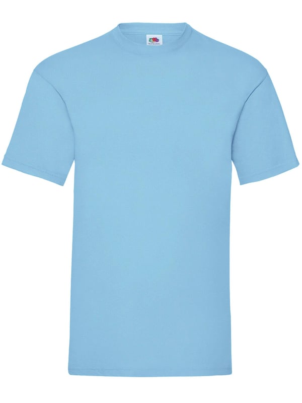 The Original Fruit of the Loom short sleeve T-shirt for men and women features a crew neck with a taped neckline for added comfort, twin needle stitching on the neck, sleeves, and hem, and is made from soft Belcoro® yarn for a premium feel; crafted from 100% cotton with a fabric weight of 135 GSM for white and 145 GSM for all other colours, this high-quality, machine-washable basic tee is perfect for everyday wear.
