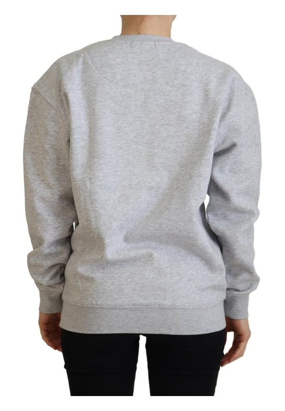 Marca: PHILIPPE MODEL  
Condición: Nuevo con etiquetas  
Tipo: Suéter de manga larga  
Color: Gris estampado  
Material: 100% algodón  
Detalles del logo  
Género: Mujeres  