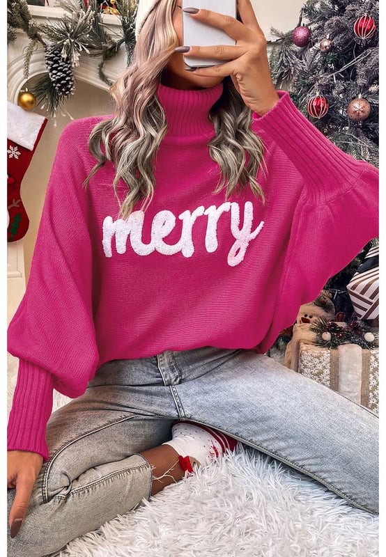 Made from 100% Polyamide
  High neck design
  Merry letter embroidery detail
  Suitable for women
Material: 100% Polyamide