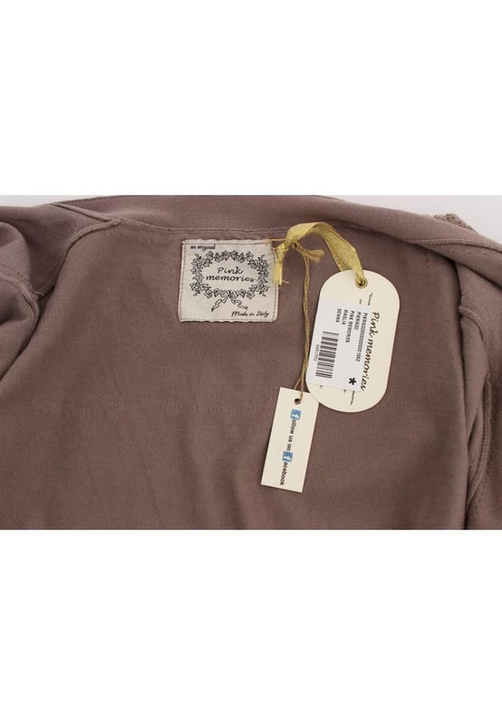 Brand new with tags
  100% Authentic PINK MEMORIES lace cardigan sweater
  Made in Italy
  Color: Purple
  Material: 100% Cotton
  Full front button closure
  Logo details
  Perfect for any wardrobe