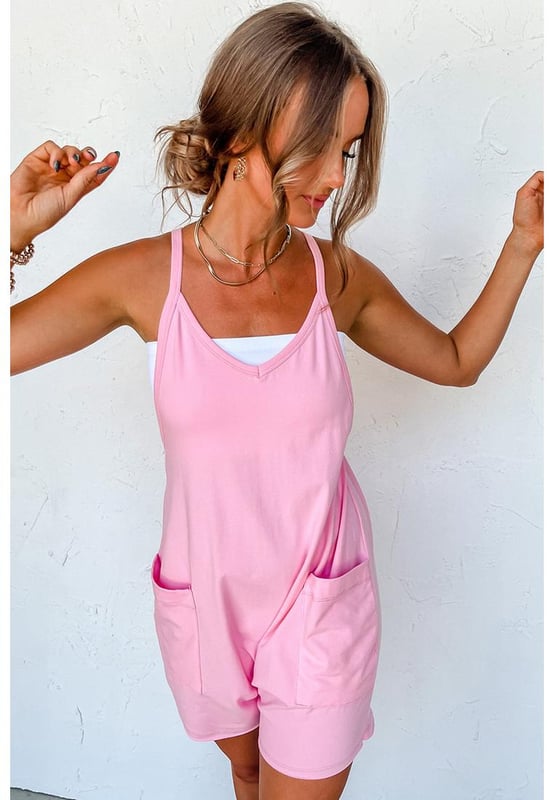 Soft jersey material
  Spaghetti straps
  V
  neck
  Large armholes
  Patch pockets
  Simple pure color design
  Suitable for all ages
  Available in different sizes
  Comes with size chart in CM and INCH
  Cheap fashionable and Quality