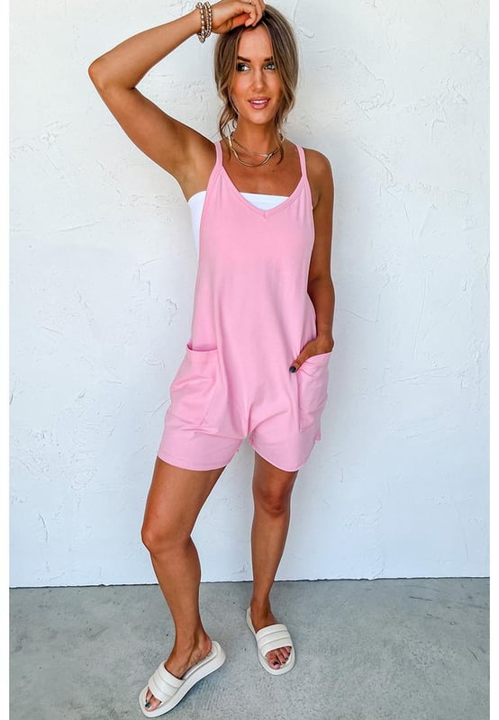 Soft jersey material
  Spaghetti straps
  V
  neck
  Large armholes
  Patch pockets
  Simple pure color design
  Suitable for all ages
  Available in different sizes
  Comes with size chart in CM and INCH
  Cheap fashionable and Quality