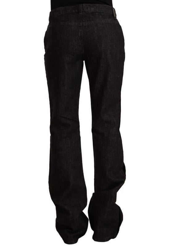 100% Authentic GF Ferre jeans
  Crafted from cotton
  Boot cut style
  Zipper and button closure
  Mid waist
  Black color
  Logo details
Material: 100% Cotton