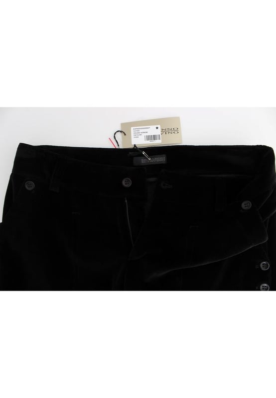 Brand: Ermanno Scervino
  Condition: Brand New with Tags
  Color: Black
  Fit: Straight Fit
  Made in Italy
  Material: 100% Cotton
  Gender: Women