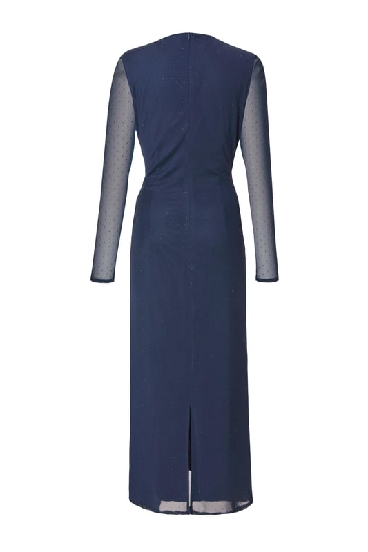 - Mesh finish - Diamante embellished - Ruched side - Zip fastening - Model height: 5'6" - Model wears uk 8 / us 4 / eur 36 - Always check the wash care label - Cool hand wash with mild detergent
