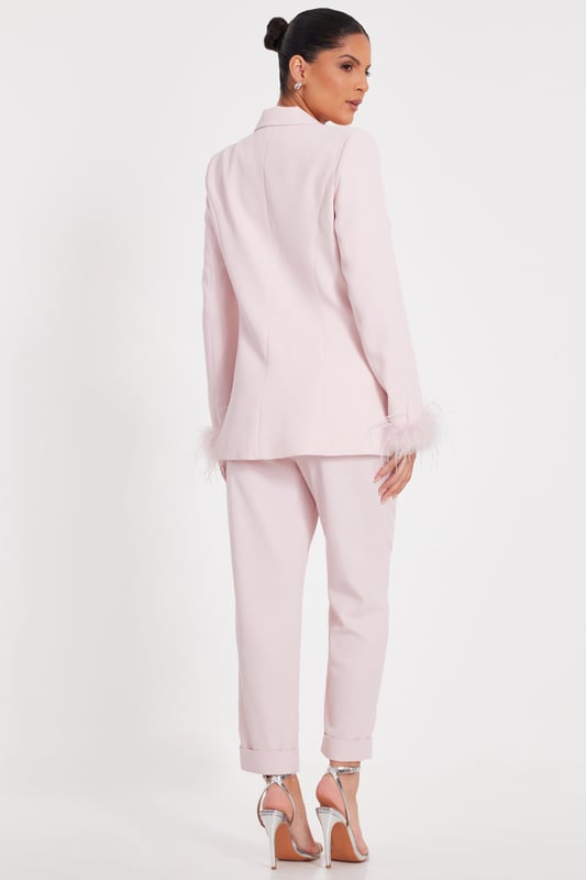- Woven finish - High waisted - Tapered leg - Tailored look - Model height: 5'6" - Model wears uk 8 / us 4 / eur 36 - Always check the wash care label - Cool hand wash with mild detergent