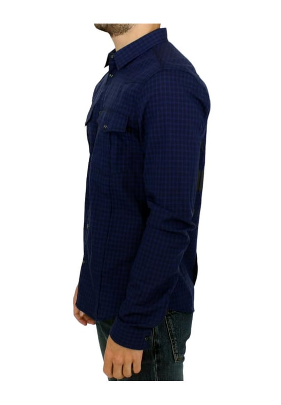 100% Authentiek Kostuum National CNC blauw geruit katoenen casual overhemd
  Casual stijl met volledige knoopsluiting aan de voorkant
  Gemaakt van hoogwaardig 100% katoen
  Stijlvol blauw geruit patroon
  Twee borstzakken voor extra gemak
  Logodetails