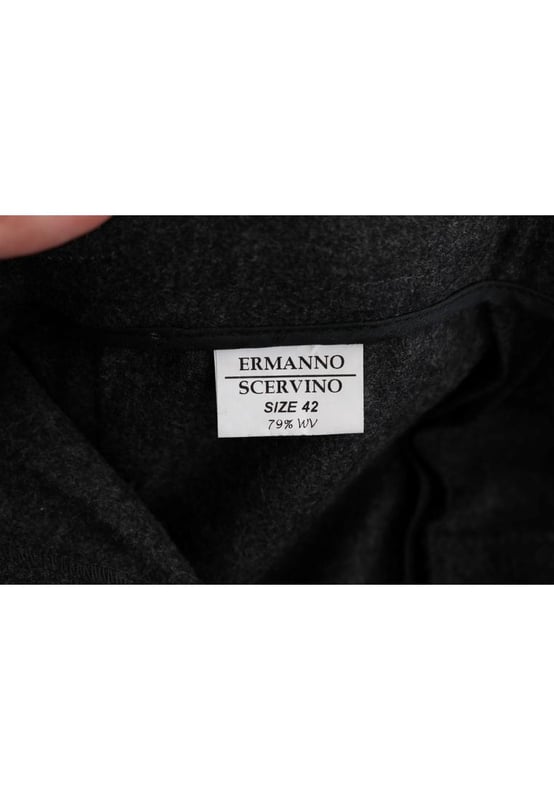 Ermanno Scervino Women's Gray Virgin Wool Skinny Casual Pants Brand: Ermanno Scervino
Condition: Brand new with tags
Color: Gray
Style: Casual skinny pants
Made in Italy
Material: 79% Virgin wool 19% PA 2% Elastane