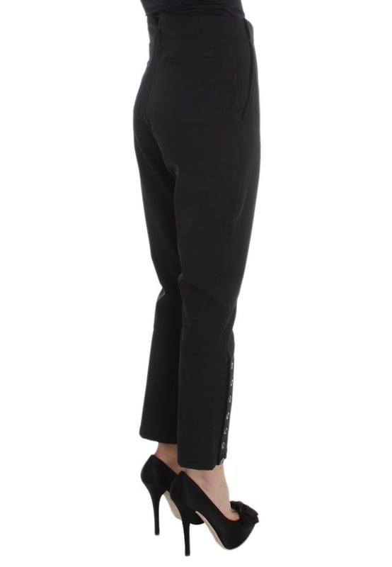 Brand: Ermanno Scervino
  Condition: Brand new with tags
  Color: Black
  Model: Capri Cropped
  Material: Cotton Blend
  Gender: Women