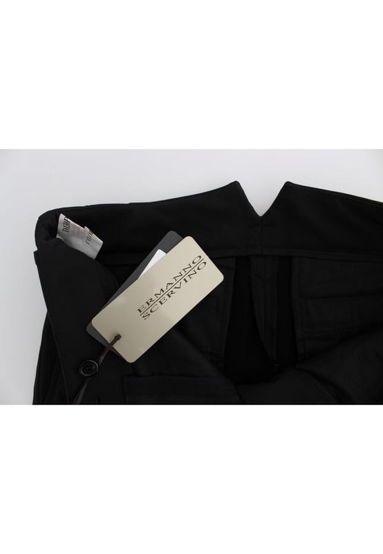 Brand: Ermanno Scervino
  Condition: Brand new with tags
  Color: Black
  Model: Capri Cropped
  Material: Cotton Blend
  Gender: Women