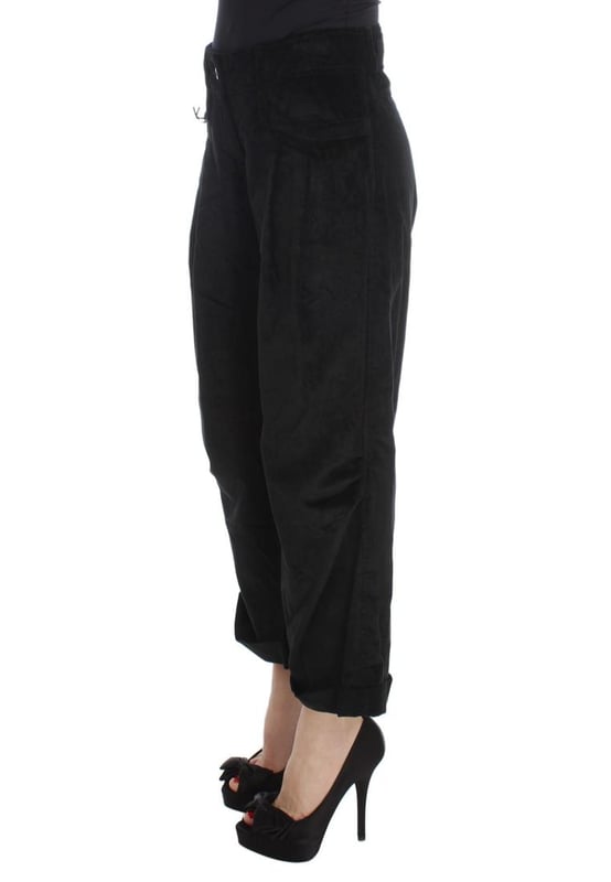 Brand: Ermanno Scervino
  Color: Black
  Modell: Wide Legs
  Material: 100% Cotton
  Condition: Brand new with tags
  Gender: Women