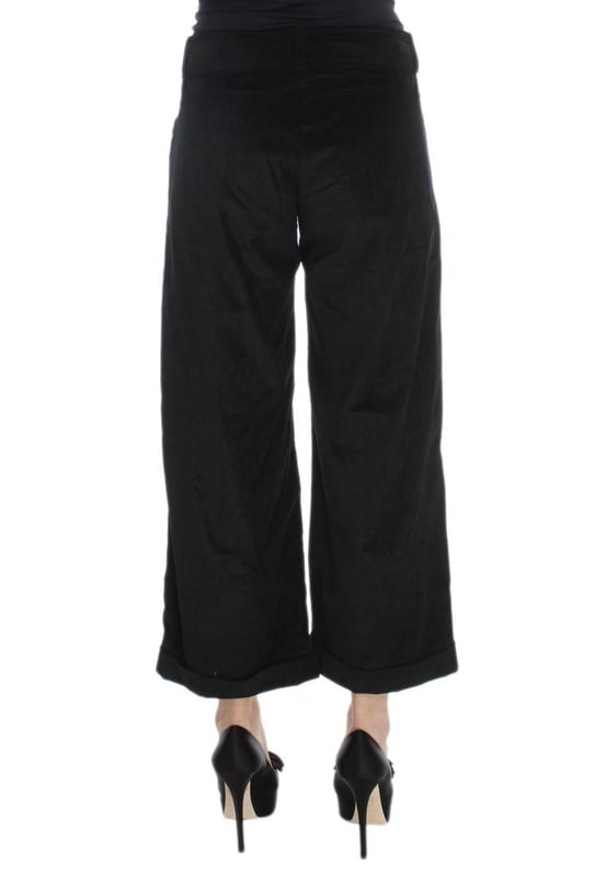 Brand: Ermanno Scervino
  Color: Black
  Modell: Wide Legs
  Material: 100% Cotton
  Condition: Brand new with tags
  Gender: Women