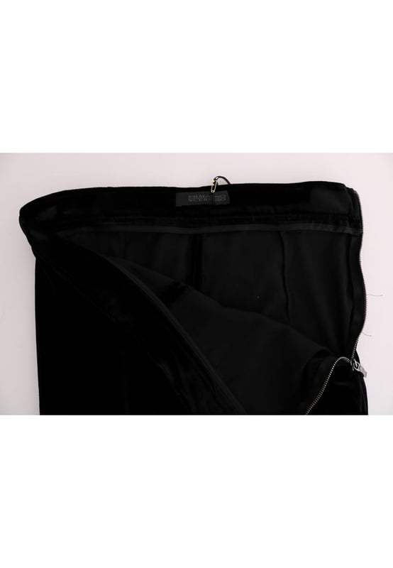 Brand: Ermanno Scervino
  Color: Black
  Modell: High waist Slim Fit Stretch
  Made in Italy
  Material: 77% Viscose 18% Silk 5% Spandex
  New with tags
  Authentic