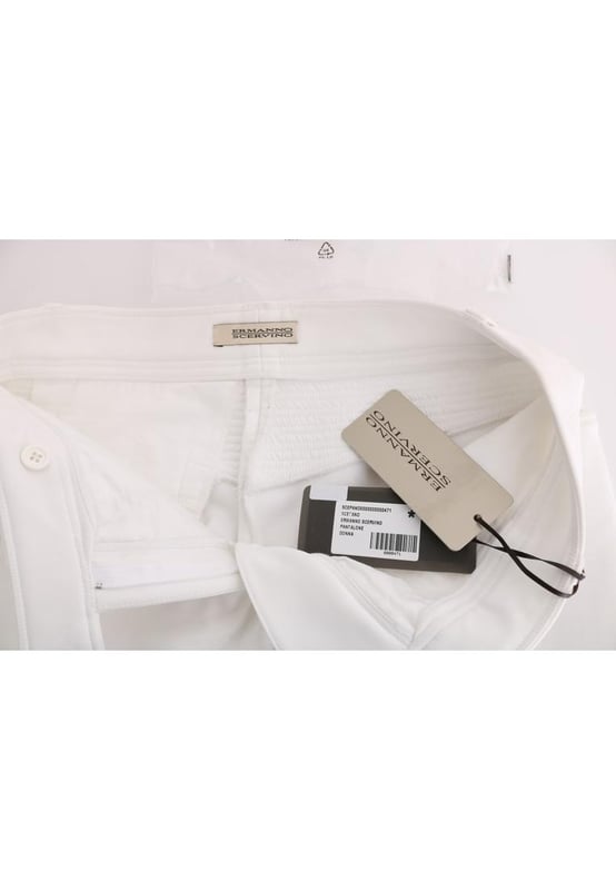 Brand: Ermanno Scervino
  Condition: Brand new with tags
  Color: White
  Fit: Slim Fit
  Made in Italy
  Material: 100% Cotton
  Gender: Women