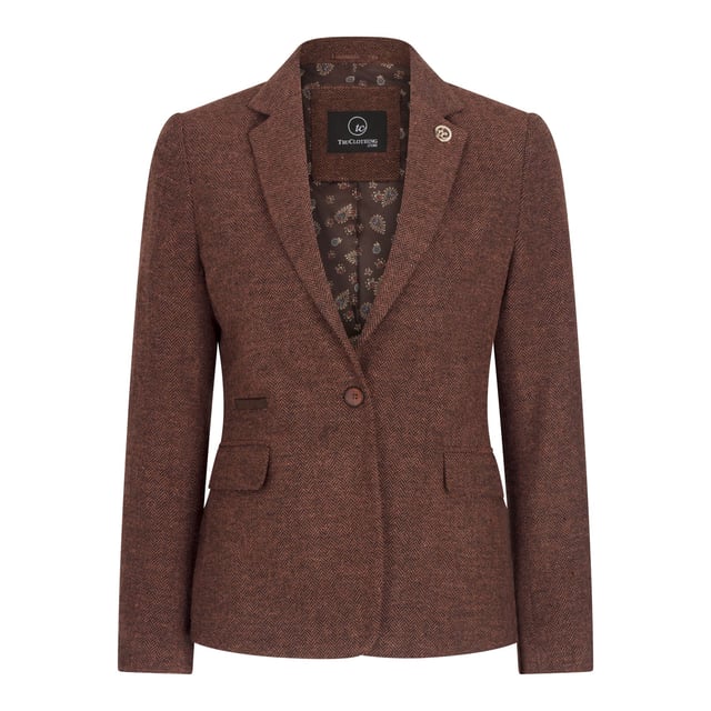 Add timeless charm to your wardrobe with this elegant Women’s Rust Brown Blazer. Designed with classic vintage-inspired elements, the blazer includes a stylish notch lapel, single-button fastening, and decorative pockets. Crafted from a premium wool blend in a sophisticated Rust Brown hue, this set offers a flattering tailored fit and can be worn together or styled separately for multiple outfit options. Ideal for both formal and smart casual occasions, this versatile ensemble combines comfort, elegance, and traditional style.
Elegant Rust Brown Colour: Sophisticated tone that complements various outfits and occasions
Tailored Fit: Designed to flatter the figure while ensuring comfort throughout the day
High-Quality Fabric: Blended with wool for warmth and durability with a soft finish
