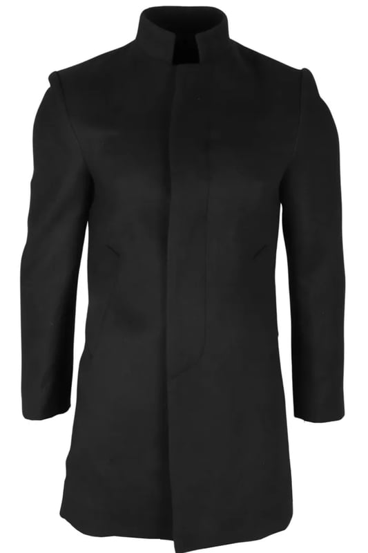 Elevate your outerwear with this refined wool blend overcoat, designed for both style and functionality. Crafted from a premium wool blend, it offers reliable warmth and durability—perfect for colder months. The sophisticated Nehru collar introduces a modern twist to classic tailoring, while the tailored fit ensures a sharp silhouette without sacrificing comfort. Finished with a discreet button closure, this coat delivers a clean, minimalist aesthetic suitable for formal and smart-casual ensembles alike.
Wool Blend Fabric: Made from 85% wool and 15% polyester for warmth, structure, and long-lasting wear.
Sophisticated Nehru Collar: Adds a distinctive and polished touch to any outfit.
Tailored Fit Design: Enhances your silhouette while maintaining comfortable movement.
Discreet Button Closure: Offers a clean, streamlined look with hidden front buttons.
Material Composition: 85% Wool, 15% Polyester.