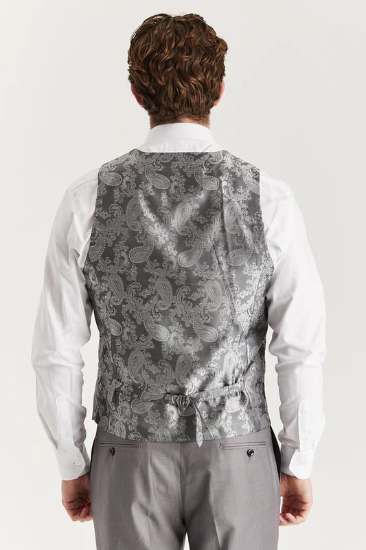 Luxuriöser Herrenanzug, 3-teilig – Blazer, Weste und Hose. Eleganter, formeller und maßgeschneiderter Stil