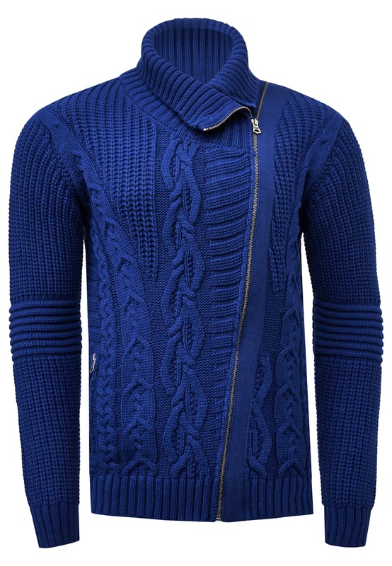 Rusty Neal Herren Strick-Pullover
 
Passform: Regular Fit
Material: 70% Polyacryl, 30% Baumwolle
Gewicht: 800 gr
Herstellungsland: Türkei
Webart: Grobstrick
Kragenform: Stehkragen mit Zipper
 
ZUFRIEDENHEITSGARANTIE: Bei uns kaufen Sie ohne Risiko, da wir unbegründete Rückgaben akzeptieren und zeitlich die Rückzahlung Erstatten. Unsere Firmenphilosophie lautet nach wie vor: "Der Kunde ist König" unser Anliegen ist es zu jeder Zeit den bestmöglichen Service zu bieten mit Firmensitz: Deutschland
HERSTELLUNG/PRODUKTION: Als Gründer wie auch Hersteller, Designen und Produzieren wir unsere Produkte als Familienunternehmen von A-Z autonom, daher können wir Qualität garantieren wie auch ein optimales Preis-Leistungs-Verhältnis. Hergestellt unter fairen Arbeitsbedingungen mit hochwertigen Materialien welche schonend verarbeitet wurden (kein Chemiegeruch). Zeitloses Design aus dem Herkunftsland: Türkei
PASSFORM: Angefertigt aus qualitativ hochwertiger wie auch anschmiegsamer Baumwollmischung, garantiert dieser Pullover einen absolut bequemen Sitz mit Wohlfühlfaktor. Unser Model trägt bei einer Körpergröße von 1,85 m und einem Gewicht über 80 kg die Größe: M (Medium). An den Europäischen Markt angepasst bieten wir diesen Pullover in folgender Passform an: Regular Fit
ANLASS: Für die kalte Jahreszeit ist dieser Strickpullover sehr warm und bequem zu tragen, KEIN KRATZEN durch hochwertige Materialien und Verarbeitung, das zeitlose und doch Moderne Design garantiert einen Stilvollen Auftritt, ob im Büro oder Business Meetings wie auch Casual am Nachmittag oder als toller Akzent auf Partys oder anderen Veranstaltungen.
MASCHINENWÄSCHE: Durch die hochwertige Verarbeitung der Materialien treten nach der Wäsche keine Farbverluste auf, auch das Einlaufen des Pullovers ist kein Thema mehr! Qualität die sich auch nach unzähligen Waschgängen gewaschen hat!
 