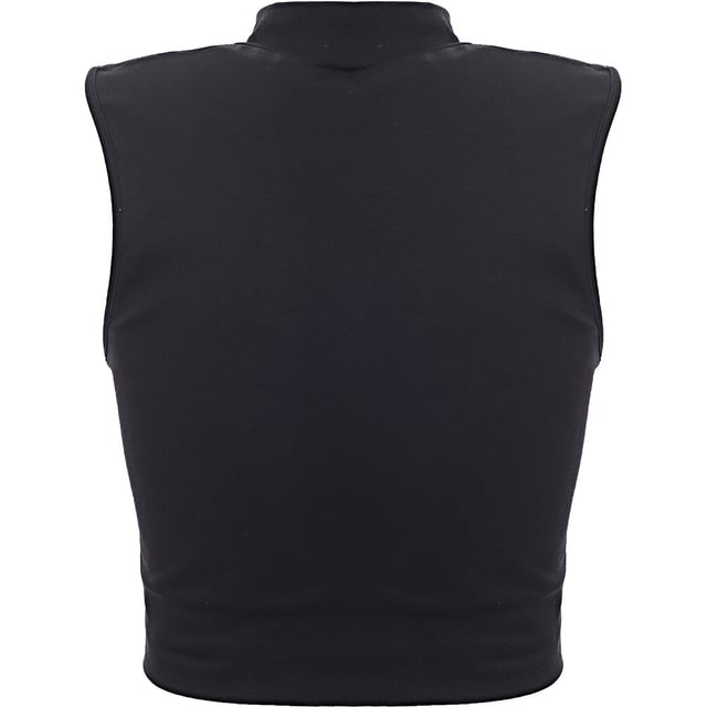 Main: 92% Polyamide, Main: 8% Elastane Upgrade your activewear with the TALA Zahara medium support sports bra with half zip in black. This stylish sports bra offers medium support, making it ideal for a range of activities, from gym workouts to yoga sessions. The half zip design adds a unique and functional touch, allowing for easy on and off while providing a customizable fit. Crafted from a blend of 92% polyamide and 8% elastane, this sports bra ensures excellent stretch and durability, keeping you comfortable and supported throughout your workout. The classic black color makes it a versatile addition to your fitness wardrobe, effortlessly pairing with any activewear.