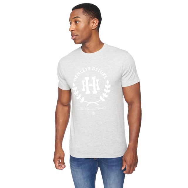 100% Cotton. Fabric: Carbon Brushed. Design: Back Print, Ink Print, Logo, Plain, Text. Neckline: Crew Neck. Sleeve-Type: Short-Sleeved. M: 40 in. L: 42 in. XL: 44 in.