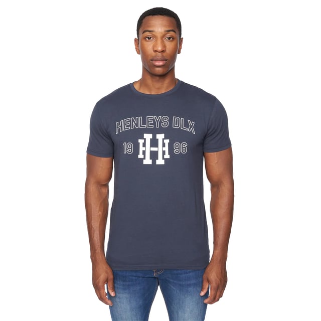 100% Cotton. Fabric: Carbon Brushed. Design: Back Print, Ink Print, Logo, Plain, Text. Neckline: Crew Neck. Sleeve-Type: Short-Sleeved. M: 40 in. L: 42 in. XL: 44 in.