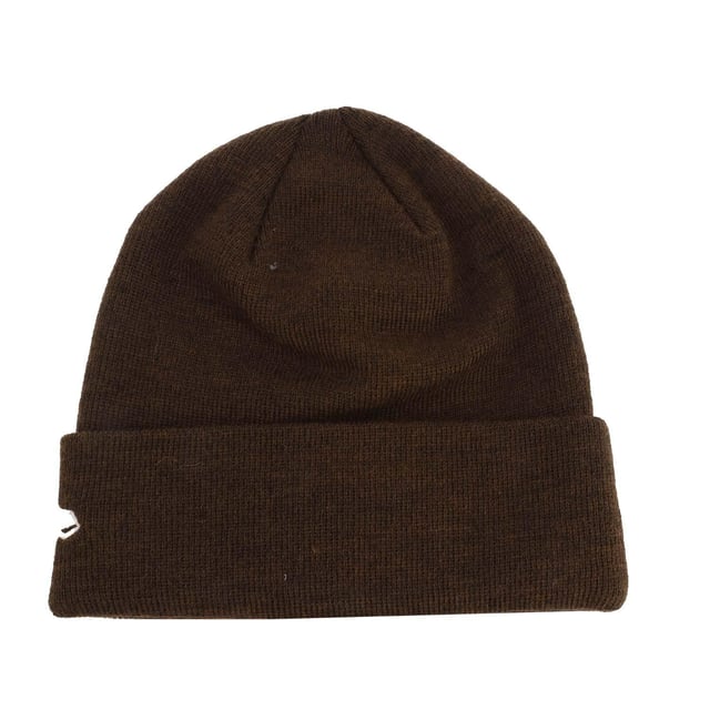 New Era Gebreide muts met manchet (Bruin) 60% Polyester, 40% Acryl. Stof: Gebreid. Ontwerp: Geborduurd, Logo. Opgedraaid manchet.