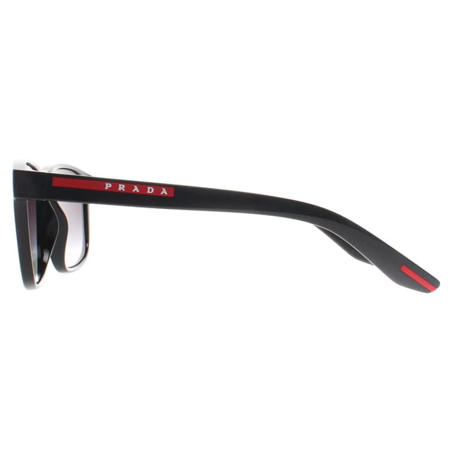 Prada Sport Rectangle Mens Black Grey Gradient PS06YS  Sunglasses exude a refined, sophisticated look with their elegant frame and luxurious details. Whether you're attending an event or just enjoying a sunny day, these sunglasses will add a touch of class to your ensemble.