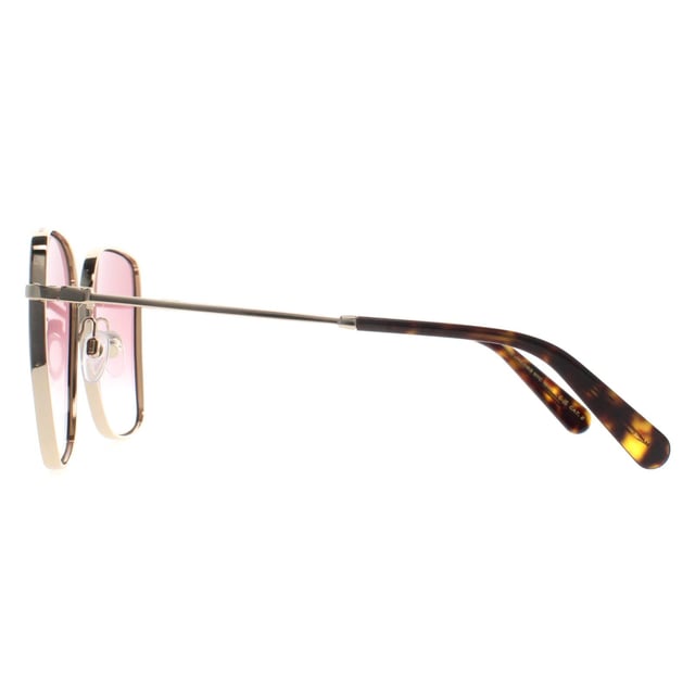 Marc Jacobs Square Womens Gold Pink Gradient MARC 829/S  Sunglasses offer an effortlessly stylish look with a sophisticated, everyday design. With a sleek and modern frame, they provide a perfect balance of fashion and comfort. The subtle branding and premium materials make them a great addition to any wardrobe.