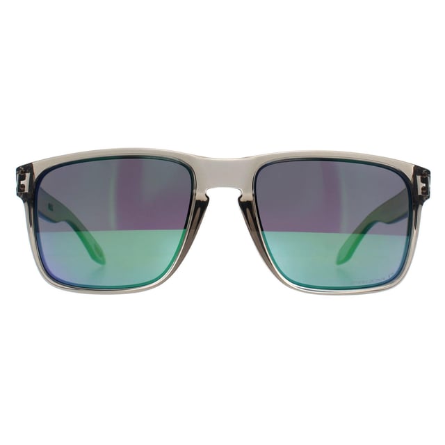 Oakley Square Mens Grey Ink Prizm Jade Polarised Holbrook XL  Sunglasses is simply a larger lensed version of the best-selling Holbrook model for extended coverage. They still have a retro look in this vintage style designed by snowboarding superstar Shaun White but with the awesome engineering and design that is the Oakley norm.