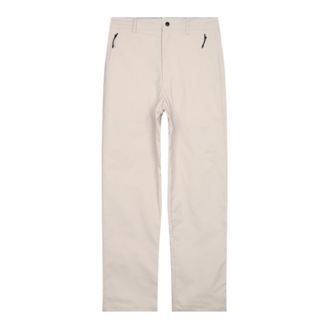 Para Men's Nude Narva Chino Pants in Beige is a premium Trousers/Straight Leg designed by Para. Comfortable and versatile chinos crafted from stretchy twill. Featuring an elastic waistband with button closure and zippered pockets, this design is ideal for both active and everyday wear.