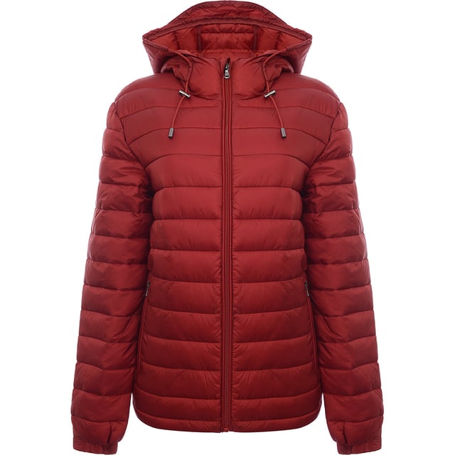 Main:Polyamide. Stay warm and stylish with the Celio quilted jacket. This jacket, in a striking deep red, is perfect for adding a pop of color to your winter wardrobe. Made from durable polyamide, it offers excellent insulation and comfort. The quilted design provides a classic look, while the hood adds extra protection against the elements. Whether you?re heading out for a casual day or need an extra layer for outdoor activities, this jacket is a versatile and practical choice.