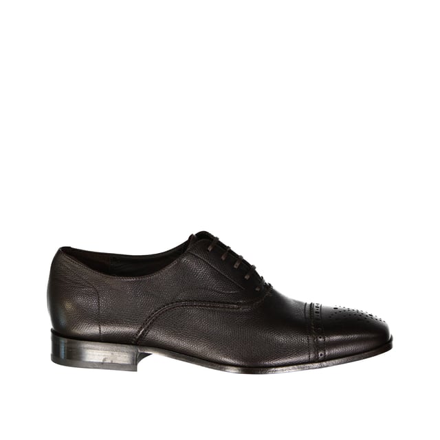 - Composición: 100% piel de becerro - Interior: Piel - Plantilla: Piel - Suela: Piel - Detalle perforado - Puntera cuadrada - Cierre frontal con cordones - Made in Italy - Género: HOMBRE -