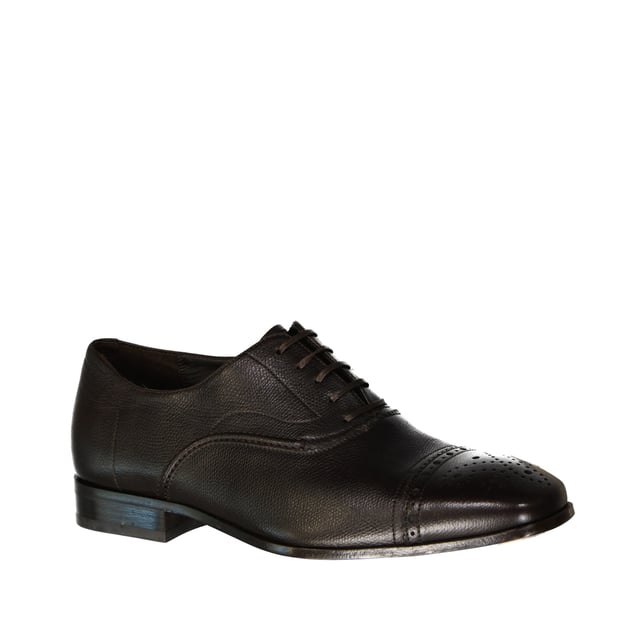 - Composición: 100% piel de becerro - Interior: Piel - Plantilla: Piel - Suela: Piel - Detalle perforado - Puntera cuadrada - Cierre frontal con cordones - Made in Italy - Género: HOMBRE -