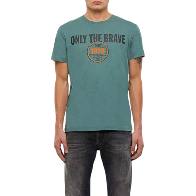 Diesel Men’s T-Shirt
Style Name: T DIEGOS-K35
Made in Cambodia
100% Cotton
Crew neck
Short Sleeve
Slim fit
Summer Tees
Logo with Details Print on front
Machine Wash