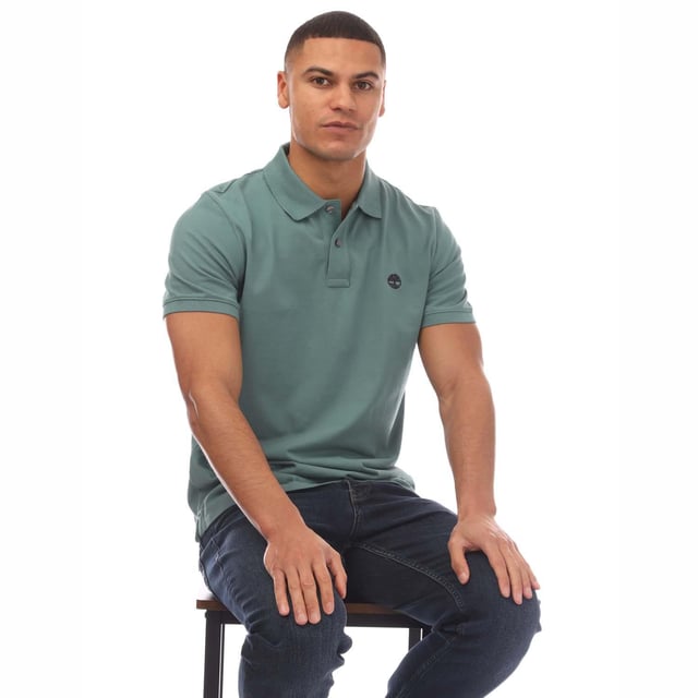 100% Cotton. Fabric: Pique. Design: Embroidered Logo, Plain. Fastening: Pull Over. Neckline: Ribbed, Turn Down Collar. Cuff: Ribbed. Sleeve-Type: Short-Sleeved. 2 Button Placket. Fit: Regular. S: 38 in. M: 40 in. L: 44 in. XL: 48 in. XXL: 52 in.