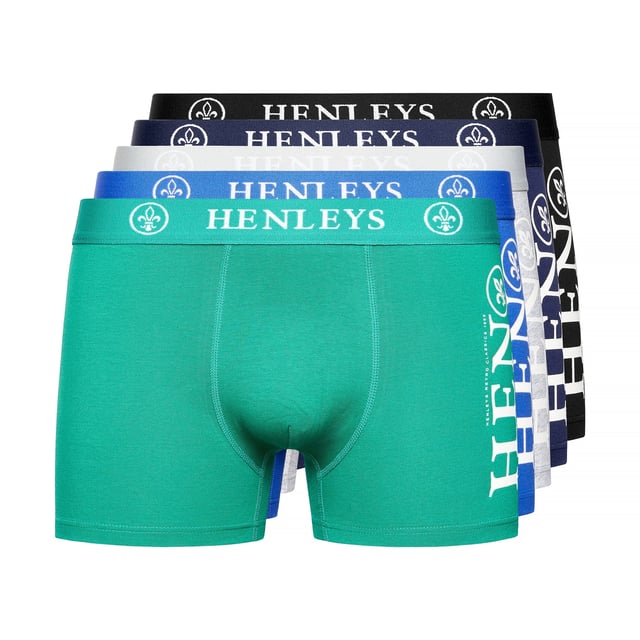 Material: Cotton, Elastane, Polyester. Fabric: Dyed, Marl. Design: Graphic Print, Logo. Overlock Stitching. Packaging: Boxed. Waistline: Jacquard Waistband. Hem: Turned Under.