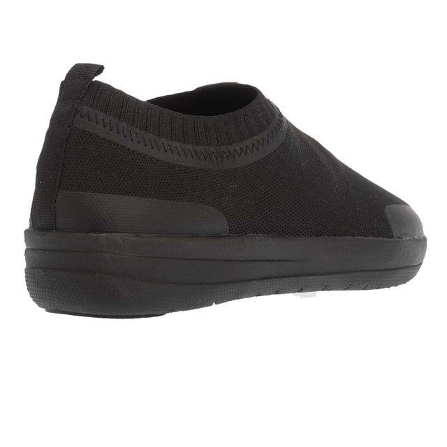 Fit Flop - Damen Sneaker "Uberknit" (Schwarz) Marke: Fit Flop. Obermaterial: Synthetischer Stoff. Laufsohle: Gummi, Rutschfest. gepolstert, Anziehlasche. Absatz: Flach. Niedrig geschnitten. Design: Unifarben. Zehenstil: Rund. Zum Anschlüpfen.
