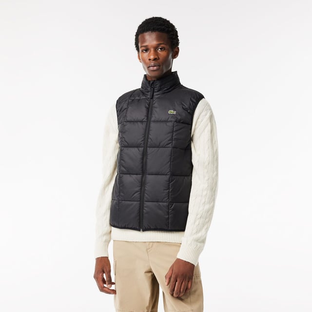 BH1585 Bodywarmer with Packaway Hood Hood packs down into the collar 2 zipped pockets on hips Handy inside pockets Iconic hanging loop Embroidered crocodile on chest Bodywarmer with Packaway Hood Hood packs down into the collar 2 zipped pockets on hips Handy inside pockets Iconic hanging loop Embroidered crocodile on chest