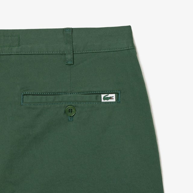 FH2647 Men's Slim Fit Stretch Cotton Bermuda Shorts Slim fit Stretch cotton gabardine Five pockets and belt loops Zip fly with interior and exterior buttons  Men's Slim Fit Stretch Cotton Bermuda Shorts Slim fit Stretch cotton gabardine Five pockets and belt loops Zip fly with interior and exterior buttons