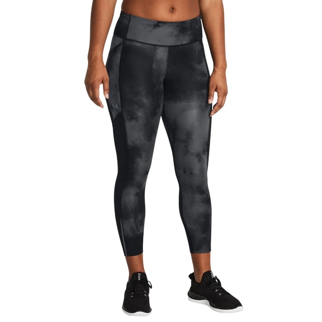 Under Armour Womens/Ladies Launch Printed Leggings (Black)