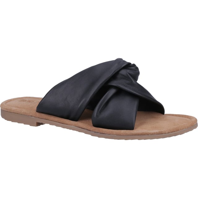 Hush Puppies Amy Sandal Ladies Summer Classic, comfortable and perfect for sunny evenings, the Amy mule features a real leather upper and memory foam insole