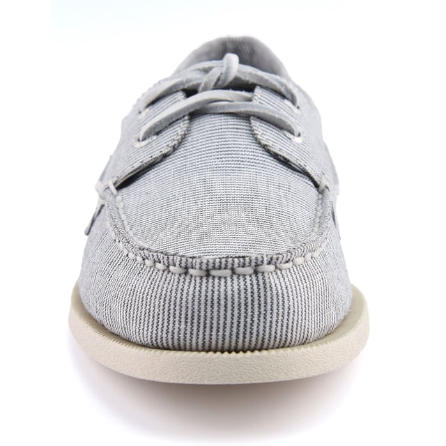 Our Authentic Original 2-Eye Boat Shoe has defined style for generations. This iconic silhouette sets itself apart with superior craftsmanship and attention to detail in the form of a luxurious suede upper with traditional moccasin construction.