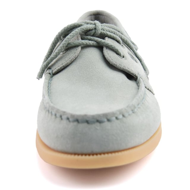 Our Authentic Original 2-Eye Boat Shoe has defined style for generations. This iconic silhouette sets itself apart with superior craftsmanship and attention to detail in the form of a luxurious suede upper with traditional moccasin construction.