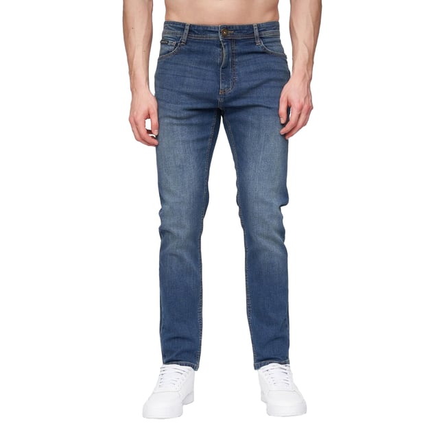 98% Baumwolle, 2% Elastan. Design: Unifarben. Taschenart: Zwei Seitentaschen, Eine Münzentasche, 2 Taschen hinten. Gummi Etikett, gewebter Stoff. Passform: Gerade.