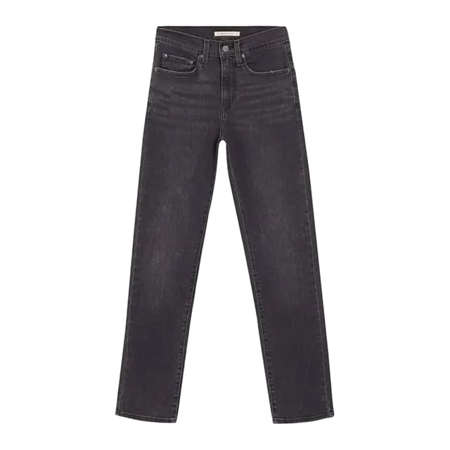 70% bomull, 20% polyester, 8% viskos, 2% elastan. Tyg: Stretch. Design: Slät, Nitar. Fickor: 2 sidofickor, 2 bakfickor, 1 myntficka. Fästning: Knapp, blixtlås. Bältesöglor, märkeslapp, märkesflik, läderlapp. Midjelinje: Hög höjd. Passform: Rak.