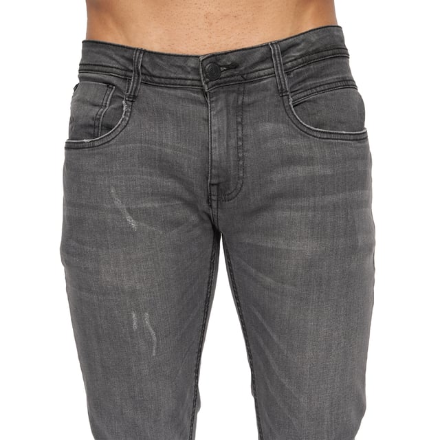 99% Cotton, 1% Elastane. Design: Logo, Ripped. Pockets: 2 Side Pockets, 1 Coin Pocket, 2 Back Pockets. Fastening: Button, Zip Fly. Belt Loops, Branded Buttons, Riveted. Fit: Slim.